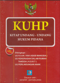 Image of KUHP KITAP UNDANG-UNDANG HUKUM PIDANA