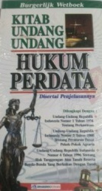 Image of KITAB UNDANG-UNDANG HUKUM PERDATA