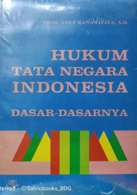 Image of HUKUM TATA NEGARA INDONESIA DASAR-DASARNYA