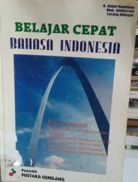 Image of BELAJAR CEPAT BAHASA INDONESIA