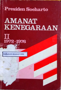 Image of AMANAT KENEGARAAN II 1972-1976