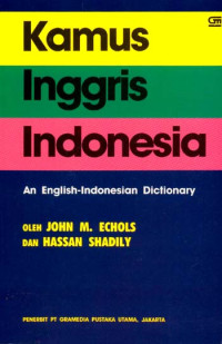 Image of KAMUS INGGRIS INDONESIA AN ENGLISH-INDONESIAN DICTIONARY