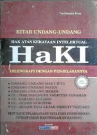 Image of KITAB UNDANG- UNDANG HAK ATAS KEKAYAAN INTELEKTUAL HAKI DI LENGKAPI DENGAN PENJELASANYA