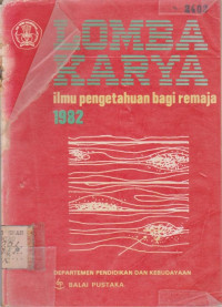 Image of LOMBA KARYA ILMU PENGETAHUAN BAGI REMAJA 1982