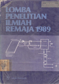 Image of LOMBA PENELITIAN ILMIAH REMAJA 1989