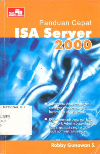 Image of PANDUAN CEPAT ISA SERVER 2000
