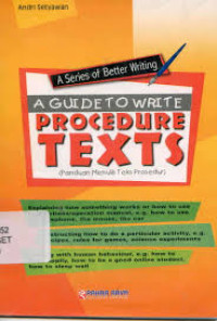 Image of A SERIES OF BETTER WRITING A GUIDE TO WRITE REPORT TEXTS (PANDUAN MENULIS TEKS REPORT)