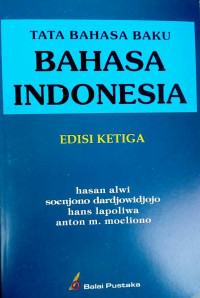 Image of TATA BAHASA BAKU BAHASA INDONESIA EDISI KETIGA