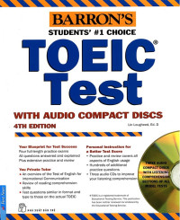 Image of TOEIC TEST WITH AUDIO COMPACT DISCS