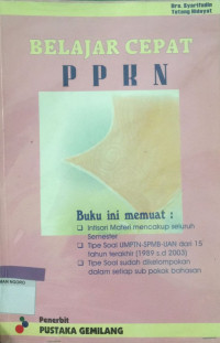 Image of BELAJAR CEPAT PPKN