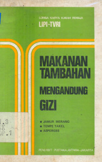 Image of MAKANAN TAMBAHAN MENGANDUNG GIZI