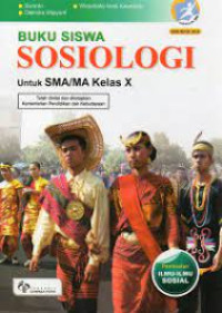 Image of SOSIOLOGI UNTUK SMA/MA KELAS X PEMINATAN ILMU-ILMU SOSIAL